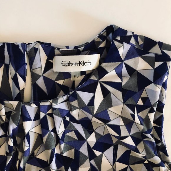 Calvin Klein Multi Color Sleeveless Top Petite S New - Picture 8 of 11